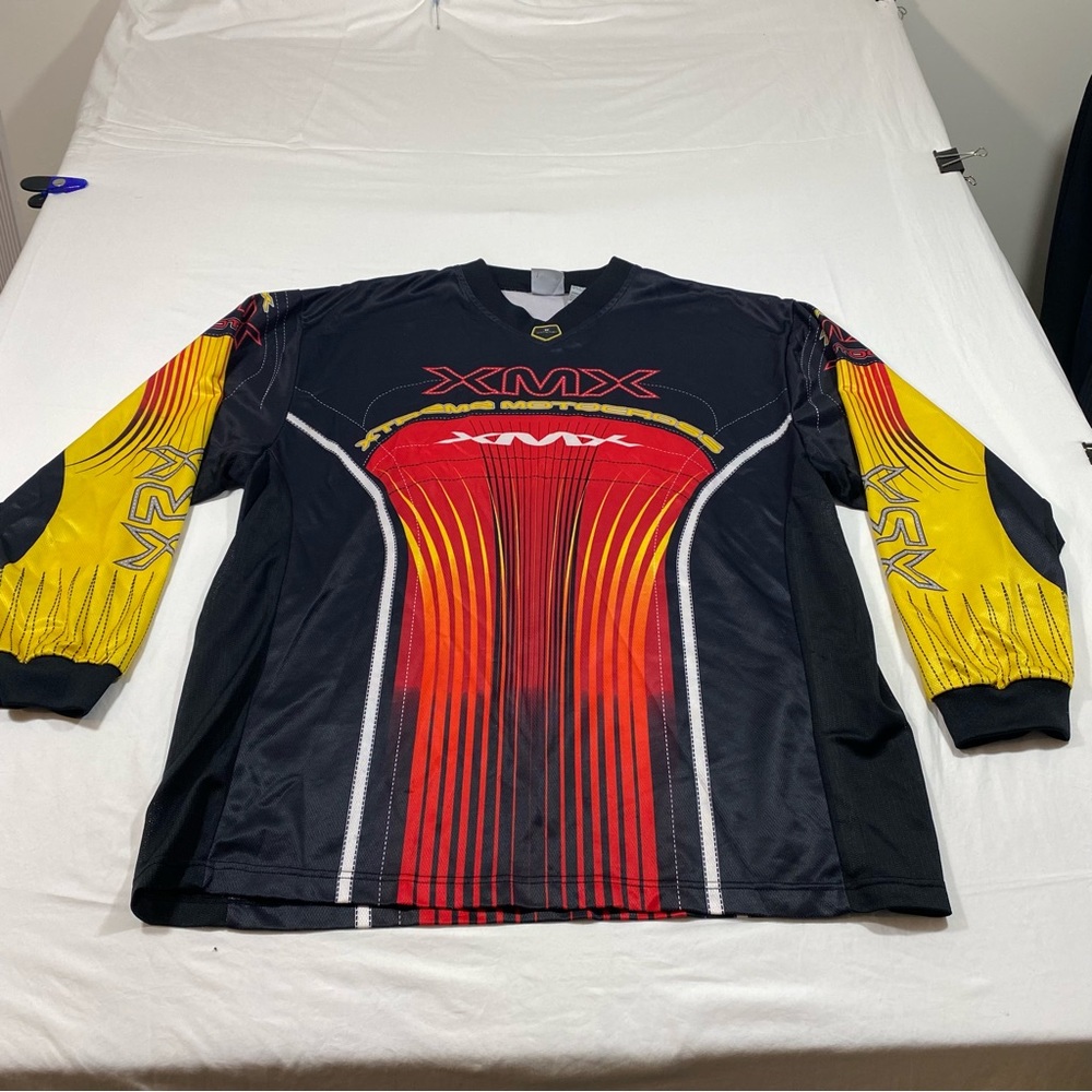 XTREAM MOTOR-CROSS Shirt XMX Athletic Works XL Cycling Racing Multicolor Jersey